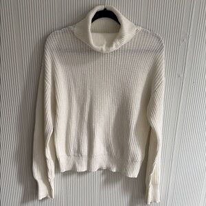 Fashion Nova Cream Turtleneck Sweater